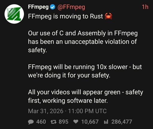 Moving to rust