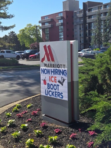 Marriot Now Hiring ICE boot lickers
