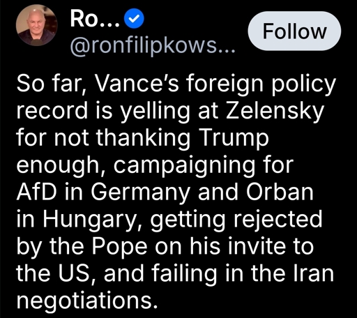 Vance’s Foreign Policy Record